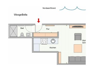 Appartamento per vacanze Wangerooge Registrazione all'aperto 15