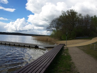 Barrierefreier Zugang zur Badestelle