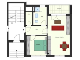 Ferienwohnung Büsum Grundriss 8