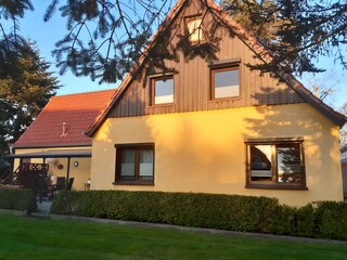 Unser Haus mit der Fewo im 1. OG