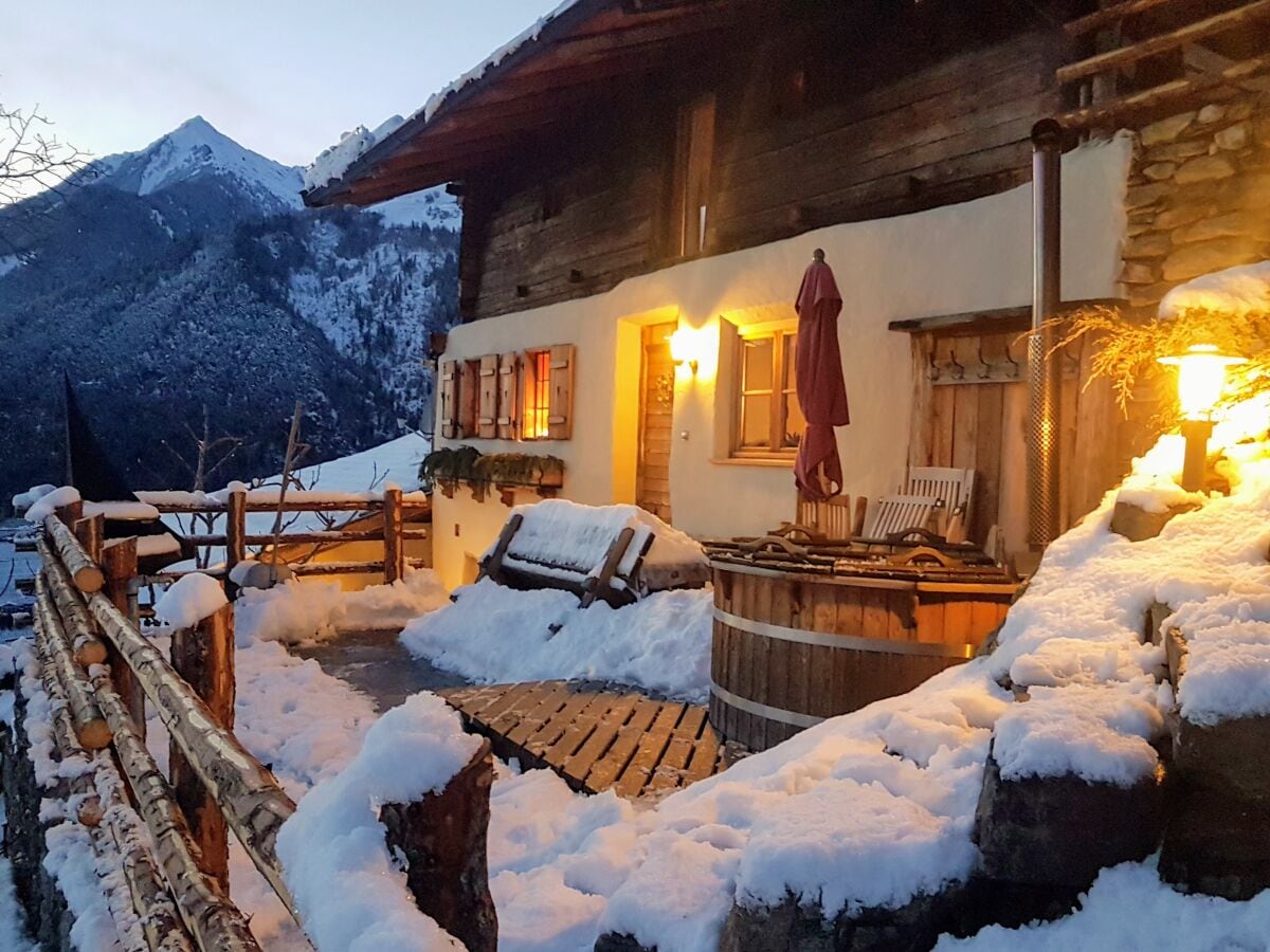 Südterrasse im Winter