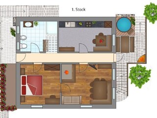 Casa per le vacanze Schenna Pianta del piano 25