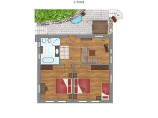 Casa per le vacanze Schenna Pianta del piano 26