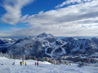 Skigebiet Nassfeld - Blick auf Gartnerkofel