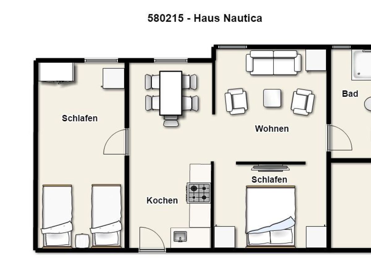 Ferienwohnung 580215 Haus Nautica Wangerooge Firma Wfv Wohnen