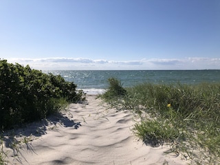 Der Strand vor der Tür