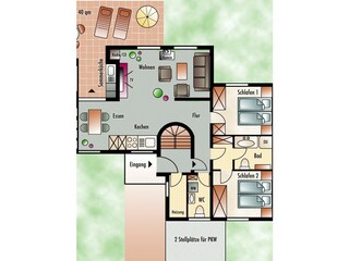 Appartamento per vacanze Thiessow Registrazione all'aperto 3