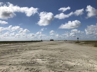Strand vor der Tür