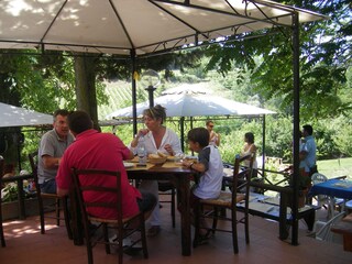 Breakfast in the terrasse