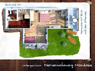 Holiday apartment Unterach am Attersee Floor Plan 35