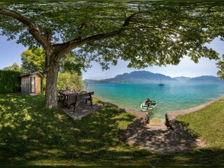 Vakantieappartement Unterach am Attersee Buitenaudio-opname 8