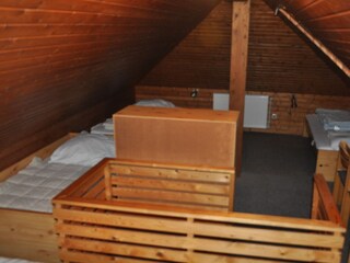 Schlafzimmer unterm Dach
