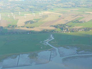 Spieka-Neufeld aus der Vogelperspektive