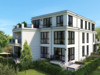Hausansicht - Entwurfszeichnung