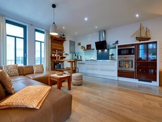 Wohnzimmer und Küche