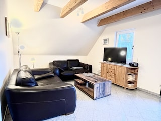 Wohnzimmer mit Smart TV