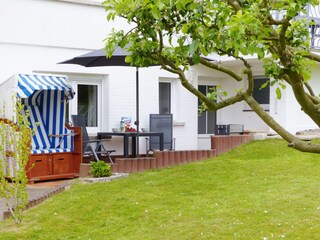 Terrasse 1-Raum-Appartement