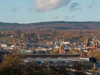 Panorama über Wiesbaden aus dem Süden