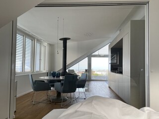 Blick aus dem Schlafzimmer