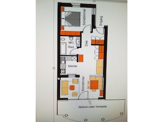 Appartamento per vacanze Seiseralm Pianta del piano 16