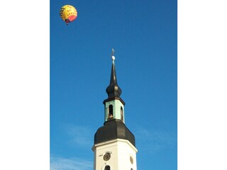 Blick von oben, Ballonfahrt