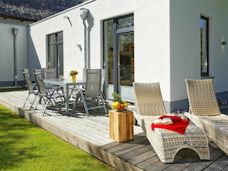 Blick auf die Terrasse