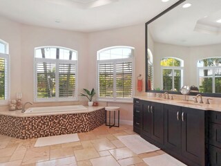 Master bathroom of the villa in Cape Coral, FL