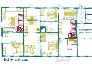 Grundriss EG Pfarrhaus