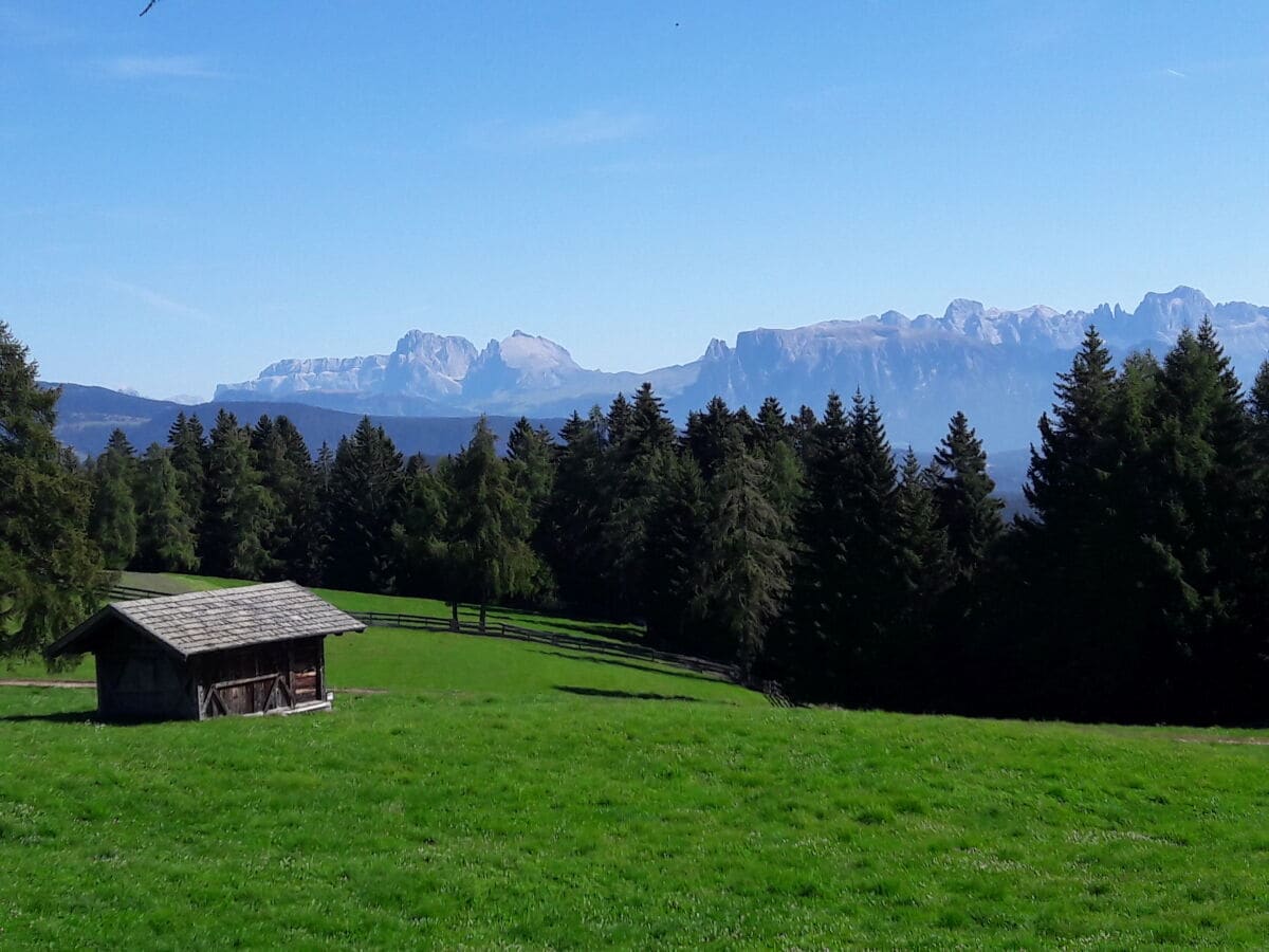 Aussicht von Mölten Richtung Dolomiten