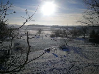 Unser Garten im Winter