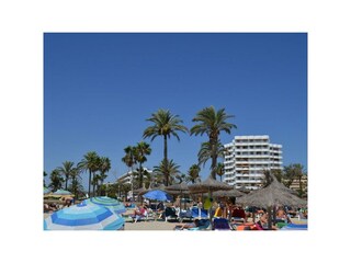 Blick zum Haus vom Strand aus