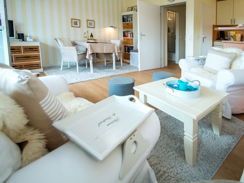 Ferienwohnung in Wyk/Föhr, hell und freundliches Ambiente