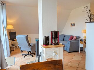 Blick in den Wohnbereich