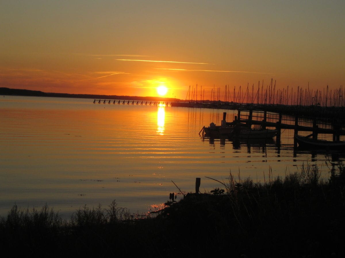 Sonnenuntergang an der Wackerballig!