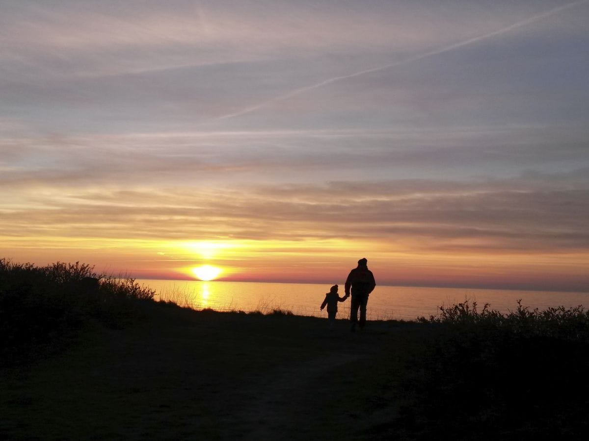 Sonnenuntergang über dem Meer