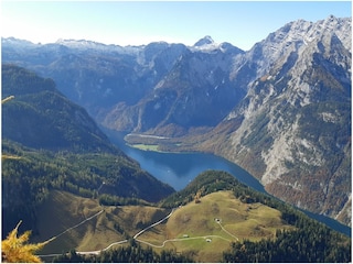 Blick v. Jenner, Königssee Watzmann u. Steinernes Meer