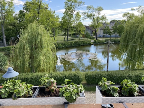 Ferienwohnung 2 auf dem Gutshof am Teich