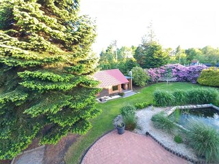 Ausblick in den Garten
