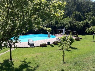 Swimming pool at Casa al Chianti