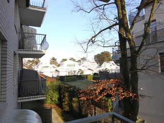 Blick vom Balkon