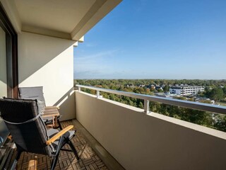 Ausblick vom Südost-Balkon