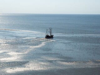 Kutter im Wattenmeer