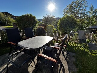 einfach die Terrasse genießen