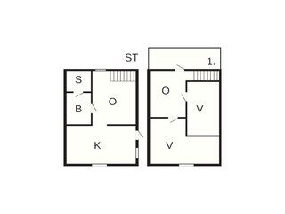 Vakantiehuis Lönashult Grondplan 16