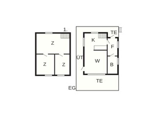 Vakantiehuis Henningsvær Grondplan 11