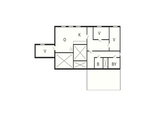 Apartamento Eide Plano de planta 55