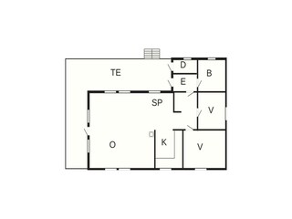 Casa de vacaciones Bygland Plano de planta 26