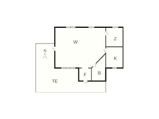 Vakantiehuis Boras Grondplan 17