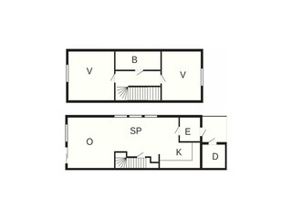 Vakantiehuis Utsira Grondplan 7