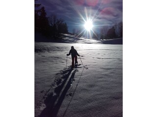 Eine schöne Schneeschuhwanderung